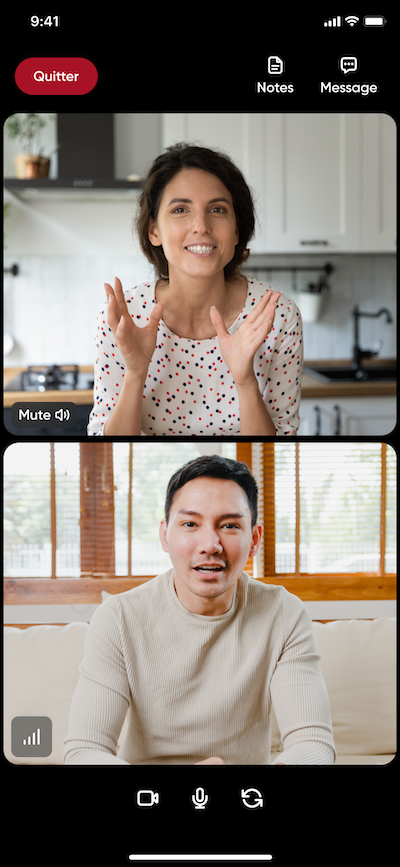 Un aperçu d'une séance individuelle.